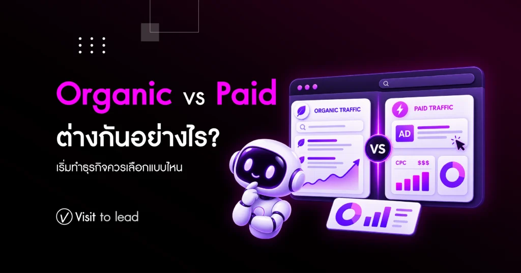 Organic Traffic vs Paid Traffic ต่างกันอย่างไร? ธุรกิจควรเลือกแบบไหน